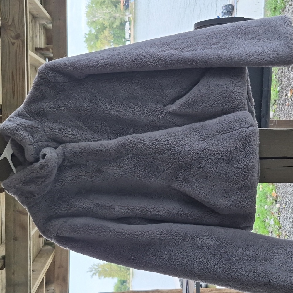 Maralyn & Me Plush Gray Jacket